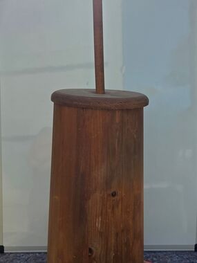 Rustic Wooden Butter Churn